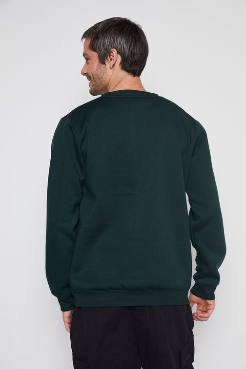 Poleron Hombre Verde Basic Family Shop